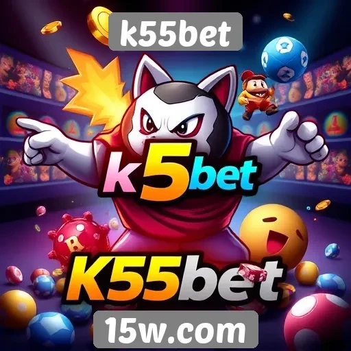 Diversidade de jogos disponíveis no k55bet