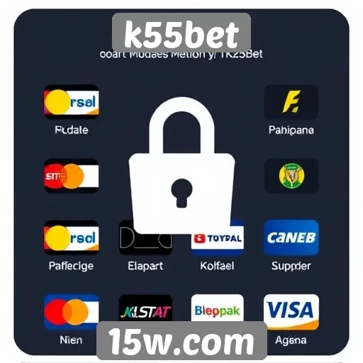 Métodos de pagamento aceitos no k55bet